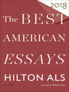 Cover image for The Best American Essays 2018